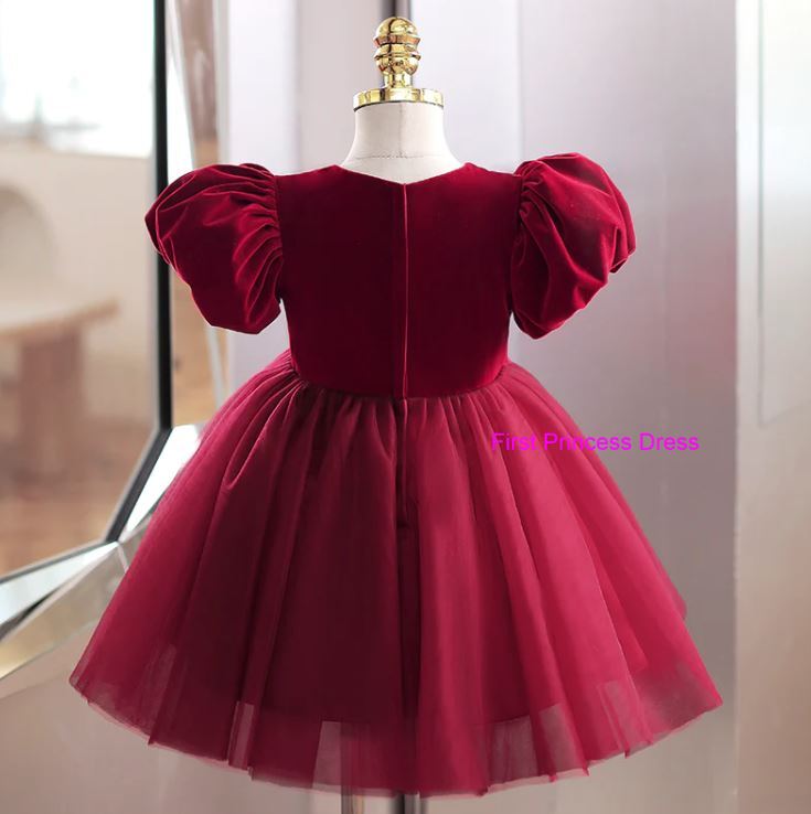 Beautiful Valvet Birthday Party Frock Dress