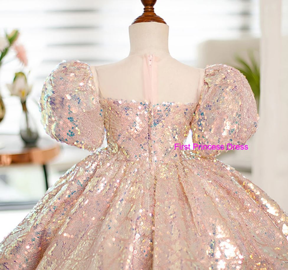 Sequin Fluffy Birthday Party Dress