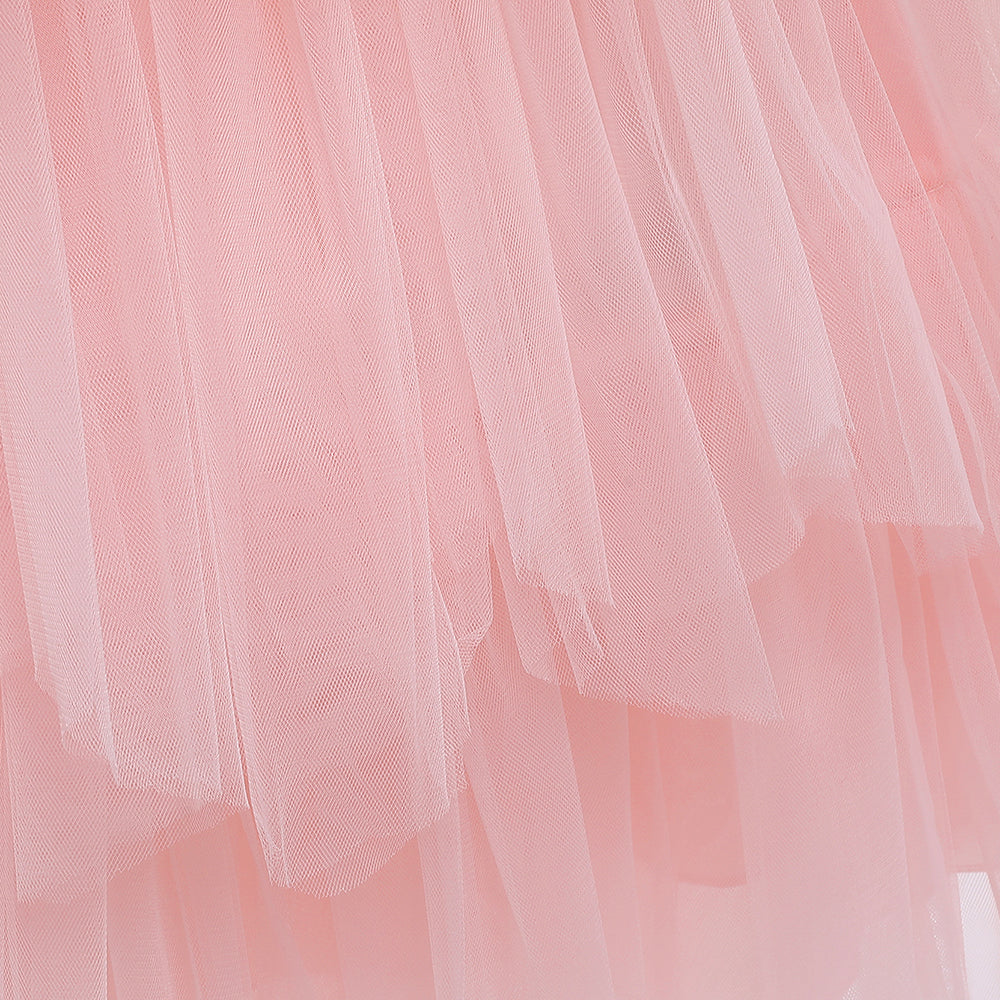 Full Sleeve Full Length Multi Frill Birthday Party Dress