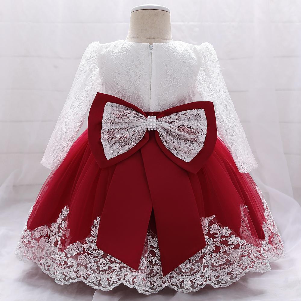 Beautiful Full Sleeve Birthday Party Dress