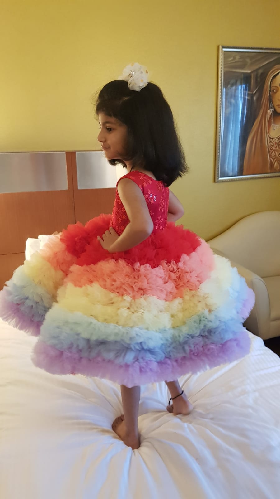 Multicolour Birthday Party Dress