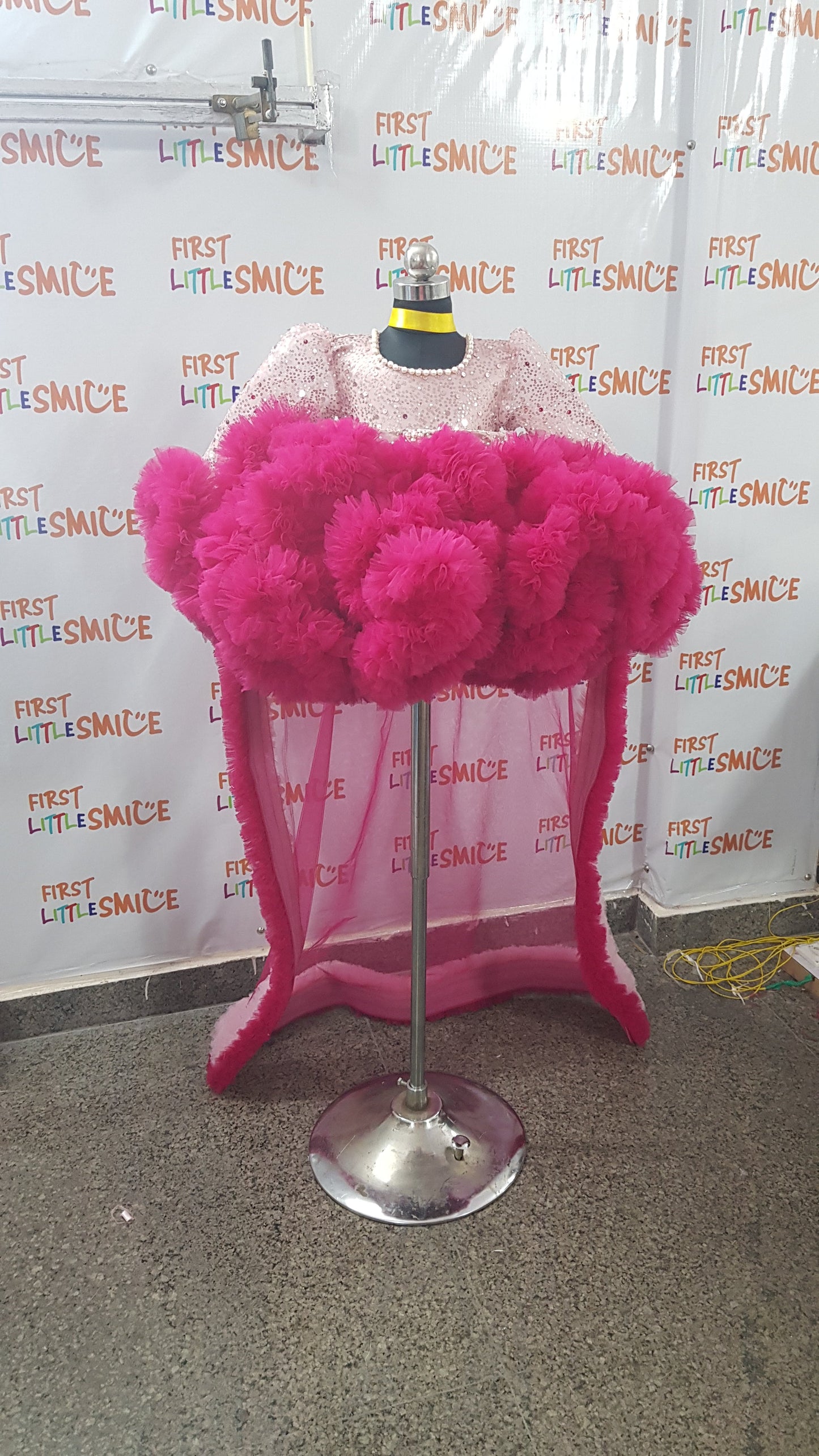 Fluffy Birthday Party Dress With Tail